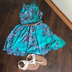 Floral sundress- size small